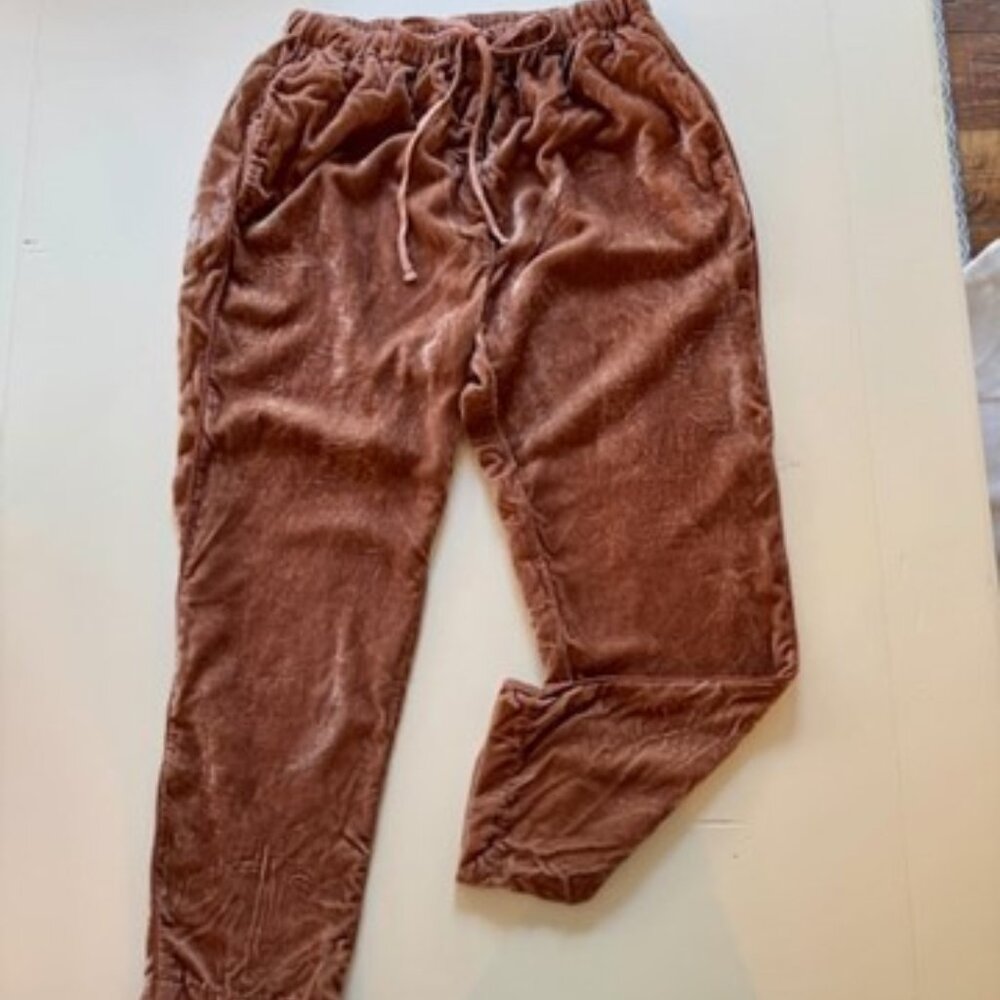 Xirena Dash Velvet Lounge Pants Womens Size Small